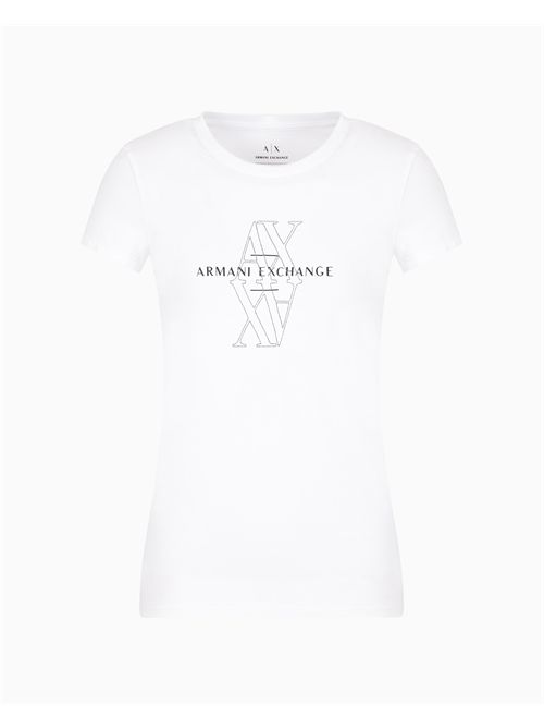 t-shirt woman white ARMANI EXCHANGE | XW000512AF11929/U0002